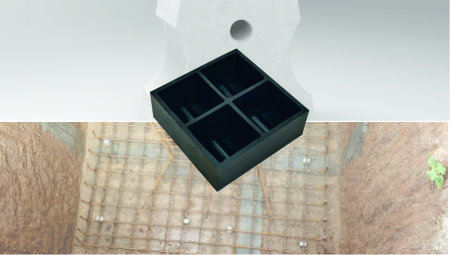 Moulds For Cover Block Of RCC Footing