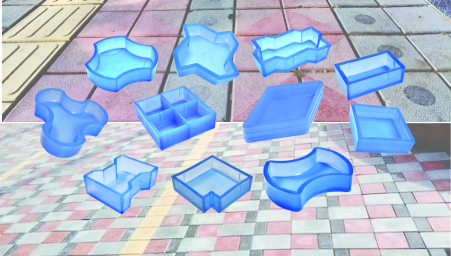 PVC Moulds for Paver Block